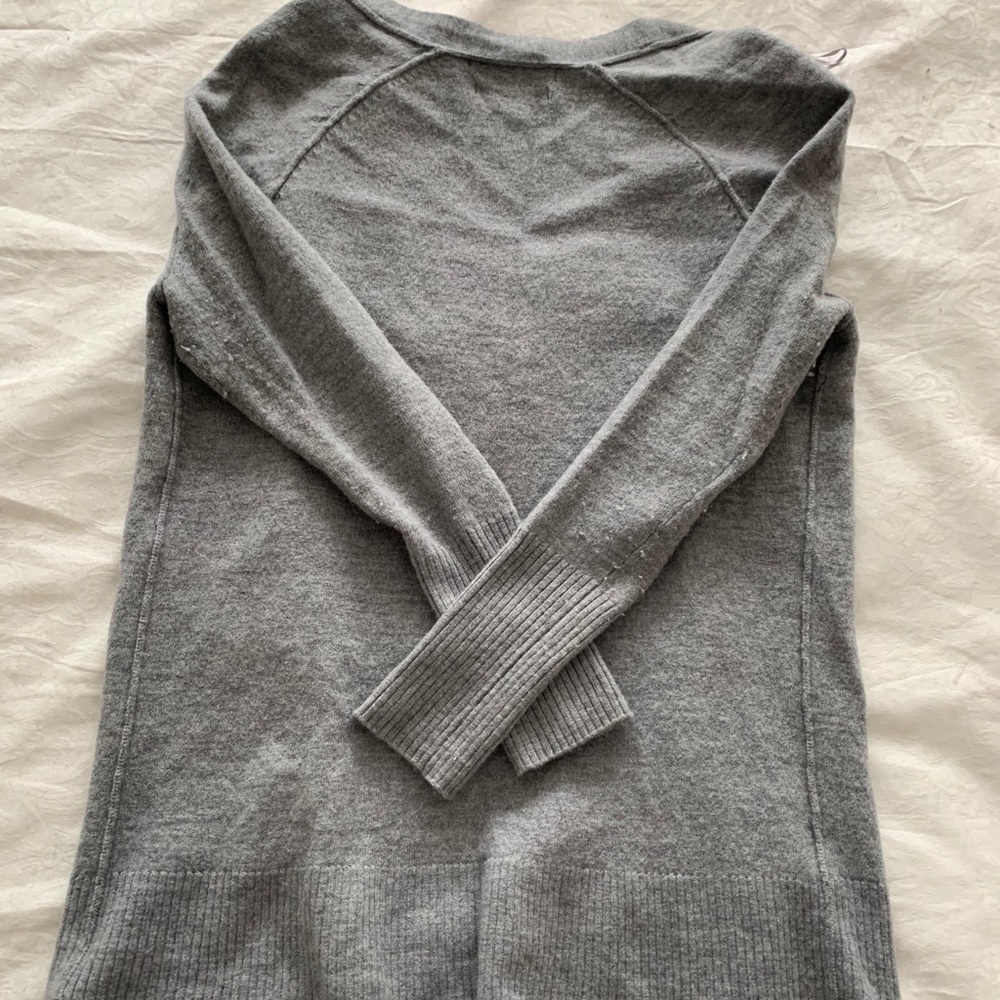 Tahari grey cardigan - Picture 3 of 3